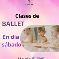 Anuncio de clases de ballet en sábado